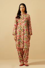 2 Piece - Printed Khaddar Suit