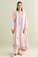 3 Piece -  Embroidered Suit - C6135