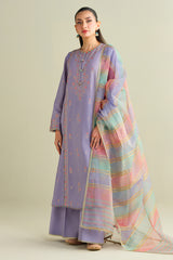 3 Piece - Embroidered Suit - C6160