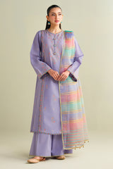 3 Piece - Embroidered Suit - C6160