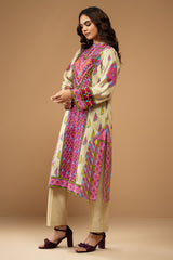 2 Piece - Printed Khaddar Suit