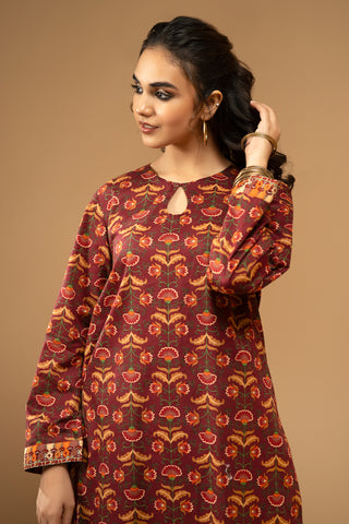 1 Piece Printed Cotton Shirt