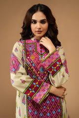 2 Piece - Printed Khaddar Suit