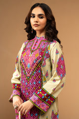 2 Piece - Printed Khaddar Suit