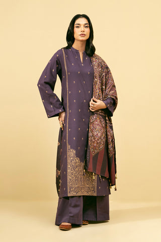 3 Piece Slub Khaddar Suit