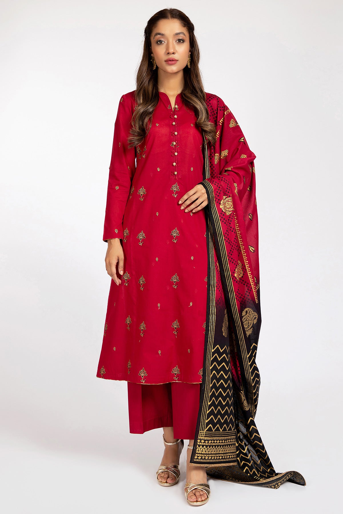 3 Piece Cotton Lawn Suit