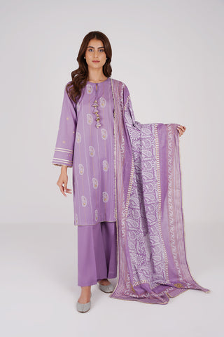 3 Piece Cotton Lawn Suit