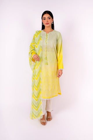 3 Piece Cotton Lawn Suit