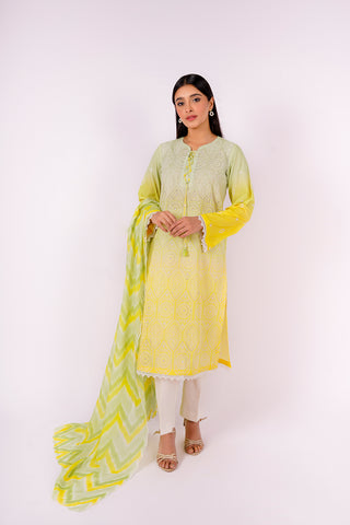 3 Piece Cotton Lawn Suit