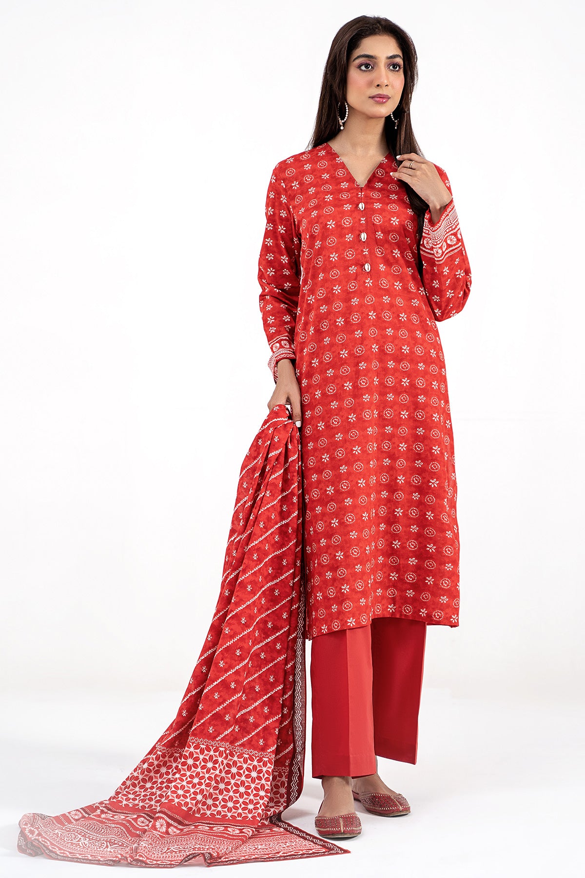 3 Piece Cotton Lawn Suit