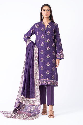 3 Piece Khaddar Suit