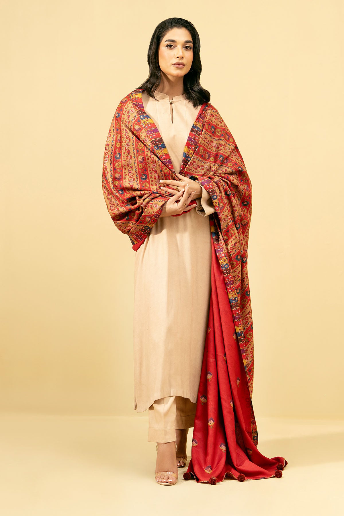 1 Piece Viscose Wool Dupatta