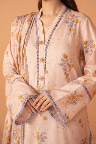 3 Piece Khaddar Suit