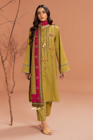 3 Piece Khaddar Suit