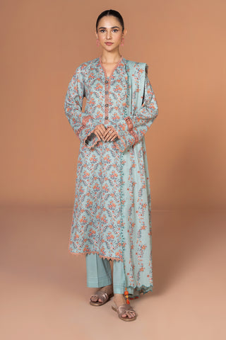 3 Piece Khaddar Suit