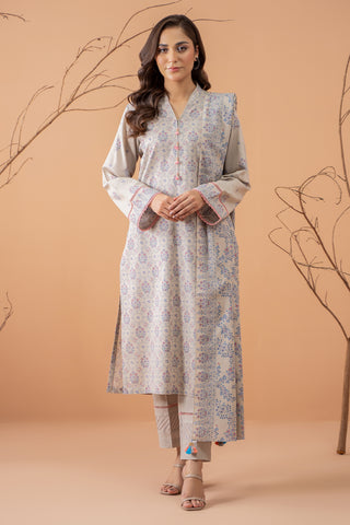 3 Piece Khaddar Suit