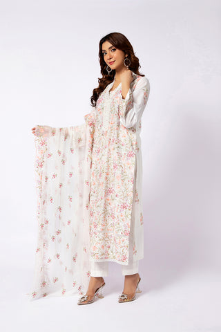 3 Piece Cotton Lawn Suit