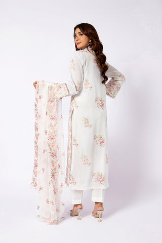 3 Piece Cotton Lawn Suit