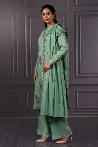 3 Piece Khaddar Suit