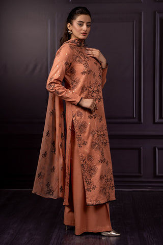 3 Piece Khaddar Suit