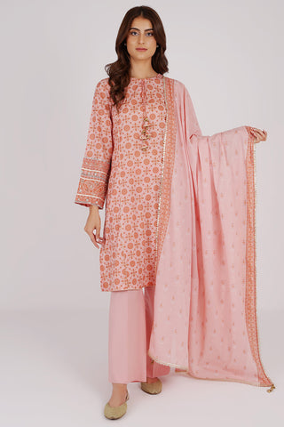 3 Piece Cotton Lawn Suit