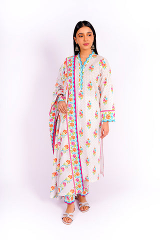 3 Piece Cotton Lawn Suit