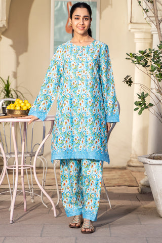 2 Piece Printed Lawn Shirt & Shalwaar