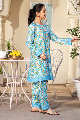 2 Piece Printed Lawn Shirt & Shalwaar