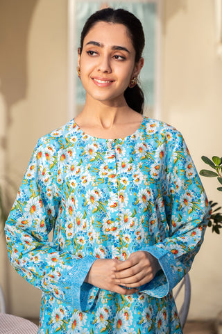 2 Piece Printed Lawn Shirt & Shalwaar