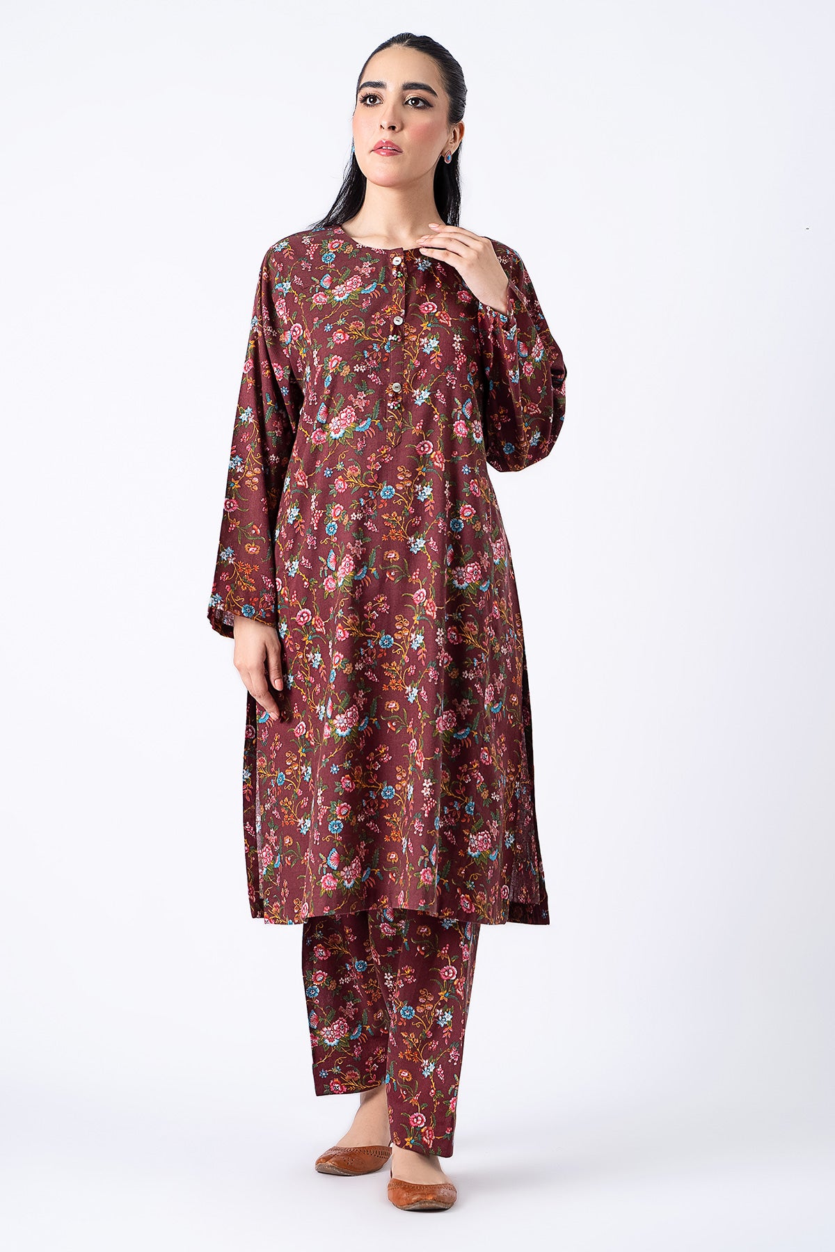 2 Piece Khaddar Shirt & Shalwar