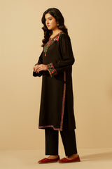 Embroidered Khaddar Shirt