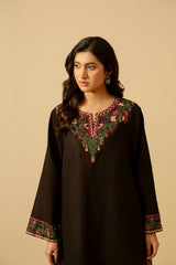 Embroidered Khaddar Shirt