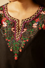 Embroidered Khaddar Shirt