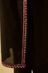 Embroidered Khaddar Shirt