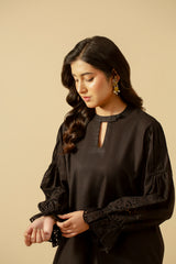 Embroidered Khaddar Shirt