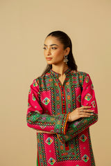 2 Piece - Printed Khaddar Suit