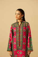 2 Piece - Printed Khaddar Suit