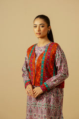 2 Piece - Printed Khaddar Suit