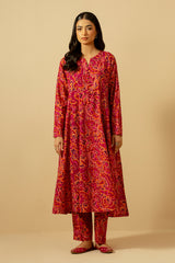 2 Piece - Printed Khaddar Suit