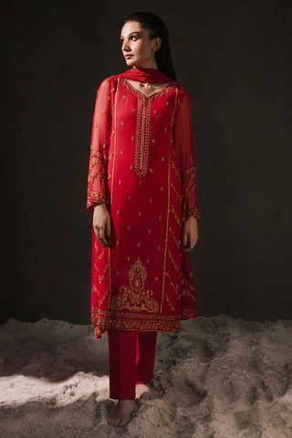 3 Piece Pk Chiffon Suit