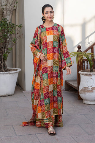 3 Piece Duplex Silk Suit