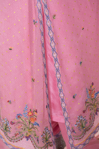 2 Piece Pure Chiffon Shirt & Dupatta