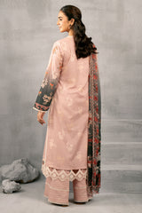 3 Piece - Embroidered Khaddar Suit