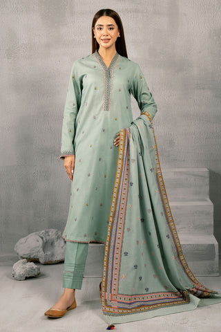 3 Piece Khaddar Suit