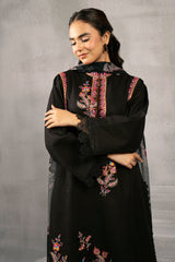 3 Piece - Embroidered Khaddar Suit