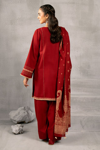 3 Piece Slub Khaddar Suit