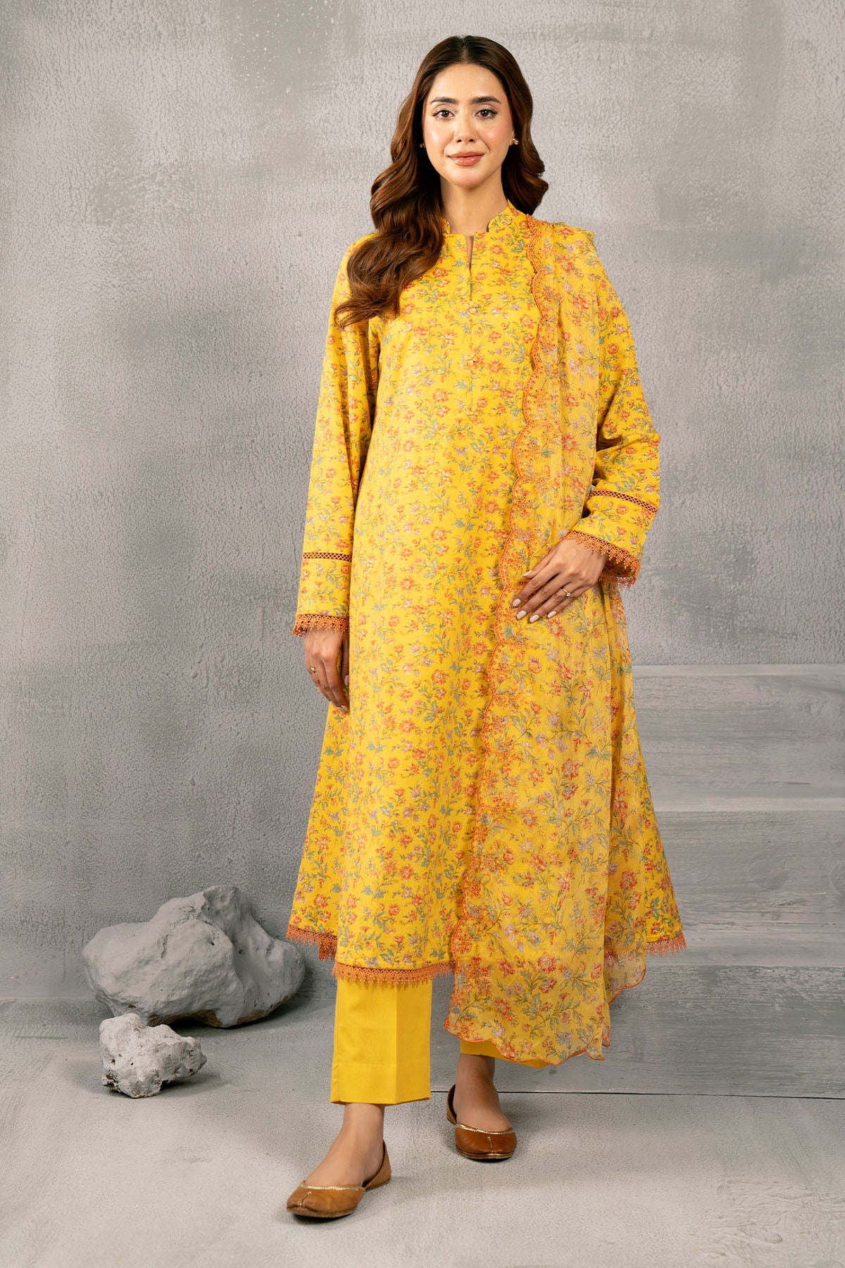 3 Piece Viscose Karandi Suit