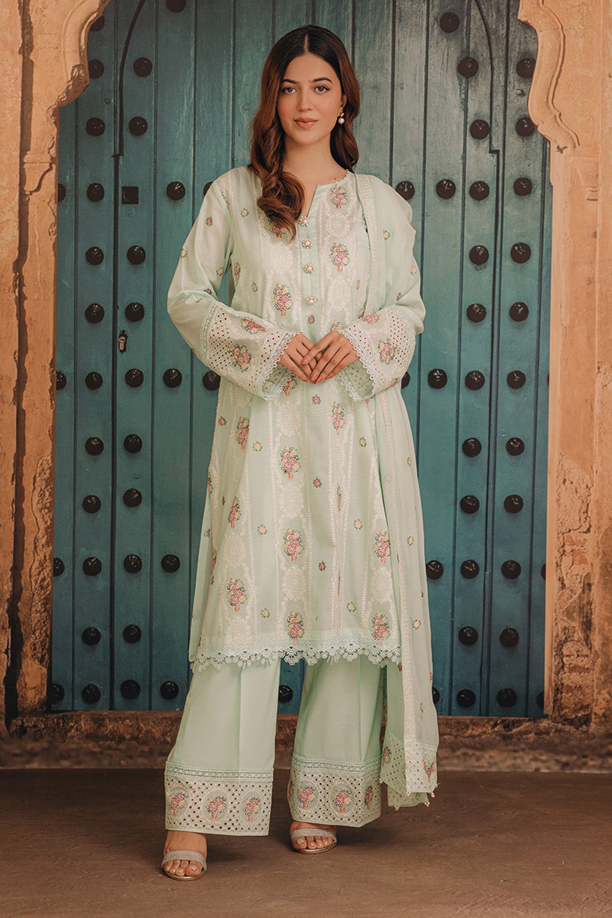 3 Piece Cotton Lawn Suit