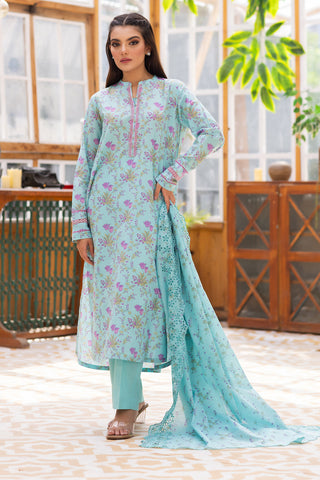 3 Piece Cotton Lawn Suit