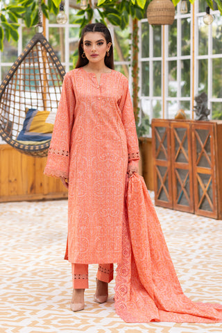 3 Piece Cotton Lawn Suit